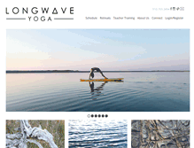 Tablet Screenshot of longwaveyoga.com